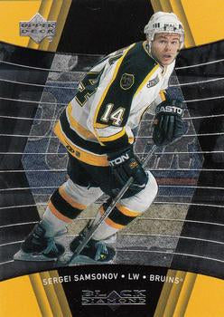 #7 Sergei Samsonov - Boston Bruins - 1999-00 Upper Deck Black Diamond Hockey