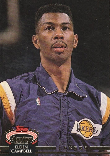 #7 Elden Campbell - Los Angeles Lakers - 1992-93 Stadium Club Basketball