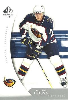 #7 Marian Hossa - Atlanta Thrashers - 2005-06 SP Authentic Hockey