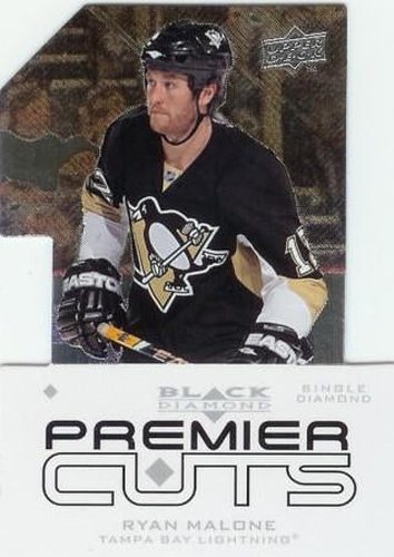 #PDC7 Ryan Malone - Tampa Bay Lightning - 2008-09 Upper Deck Black Diamond - Premier Die Cut Hockey