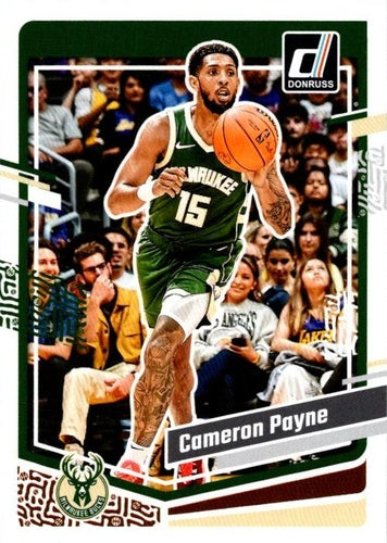 #7 Cameron Payne - Milwaukee Bucks - 2023-24 Donruss Basketball