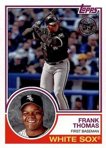 #83-7 Frank Thomas - Chicago White Sox - 2018 Topps - 1983 Topps Baseball 35th Anniversary Baseball