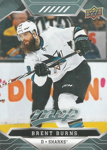 #7 Brent Burns - San Jose Sharks - 2019-20 Upper Deck MVP Hockey
