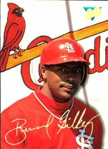 #7 Bernard Gilkey - St. Louis Cardinals - 1993 Studio Baseball