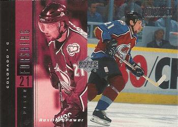 #AUX7 Peter Forsberg - Colorado Avalanche - 1999-00 Upper Deck PowerDeck - Auxiliary Hockey