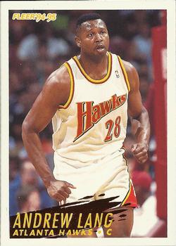 #7 Andrew Lang - Atlanta Hawks - 1994-95 Fleer Basketball