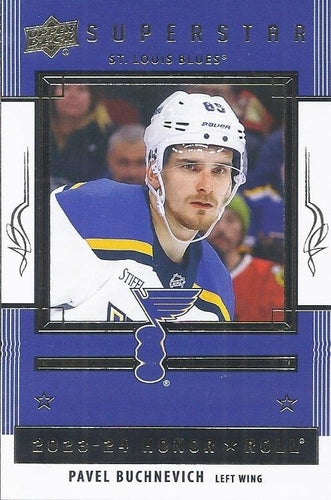 #HR-7 Pavel Buchnevich - St. Louis Blues - 2023-24 Upper Deck - Honor Roll Hockey