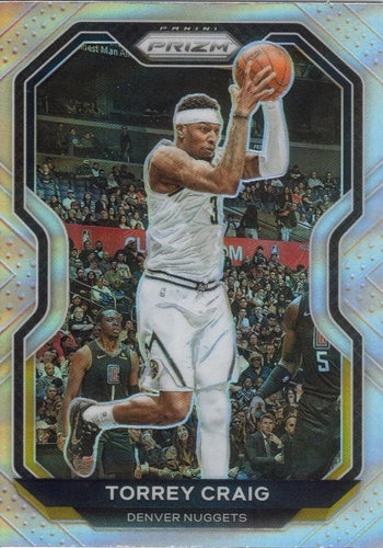 #7 Torrey Craig - Denver Nuggets - 2020-21 Panini Prizm - Silver Prizms Basketball