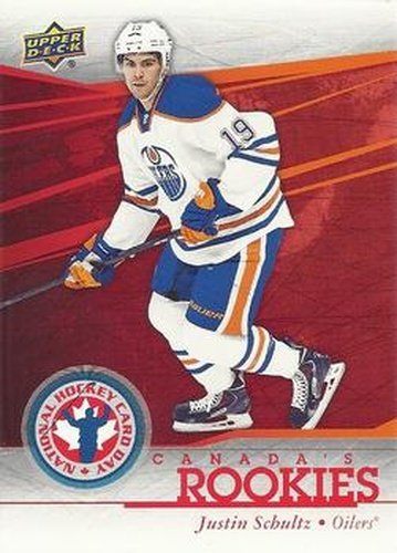#NHCD 7 Justin Schultz - Edmonton Oilers - 2014 Upper Deck National Hockey Card Day Canada Hockey