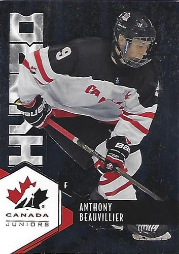 #H-7 Anthony Beauvillier - Canada - 2015 Upper Deck Team Canada Juniors - Hydro Hockey