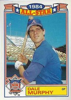 #7 Dale Murphy - Atlanta Braves - 1985 Topps - 1984 All-Star Game Baseball