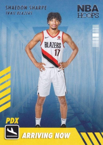 #7 Shaedon Sharpe - Portland Trail Blazers - 2022-23 Hoops - Arriving Now Basketball