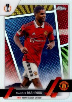 #7b Marcus Rashford - Manchester United - 2022-23 Topps Chrome UEFA Club Competitions Soccer
