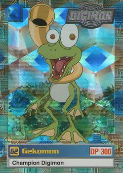 #7of32 62 Gekomon - 2000 Upper Deck Digimon Series 2 - Silver Foil