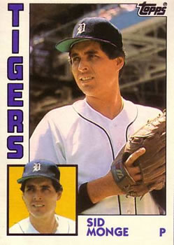 #80T Sid Monge - Detroit Tigers - 1984 Topps Traded Baseball
