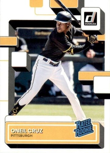 #80 Oneil Cruz - Pittsburgh Pirates - 2022 Donruss Baseball