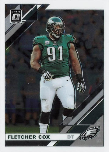 #80 Fletcher Cox - Philadelphia Eagles - 2019 Donruss Optic Football