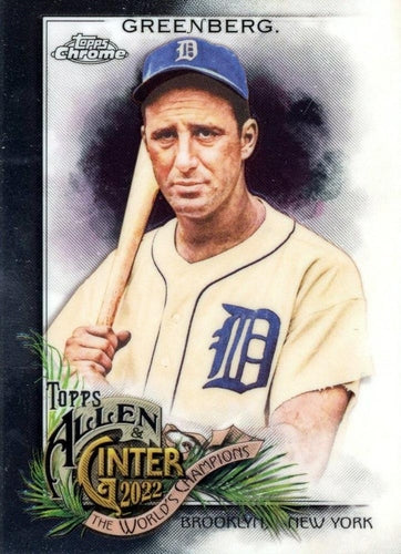 #80 Hank Greenberg - Detroit Tigers - 2022 Topps Allen & Ginter Chrome Baseball