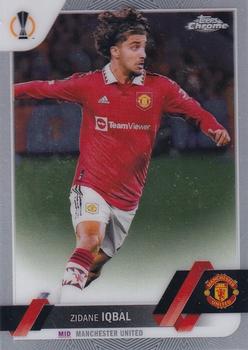 #80 Zidane Iqbal - Manchester United - 2022-23 Topps Chrome UEFA Club Competitions Soccer