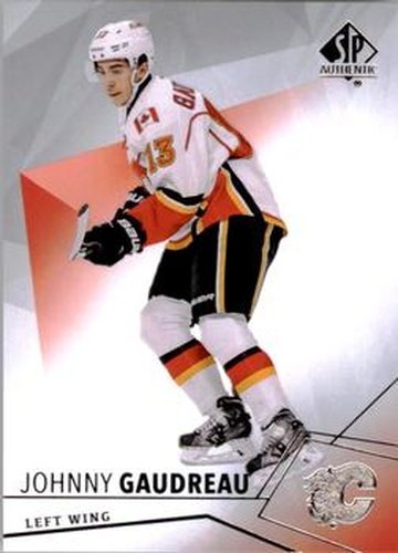 #80 Johnny Gaudreau - Calgary Flames - 2015-16 SP Authentic Hockey