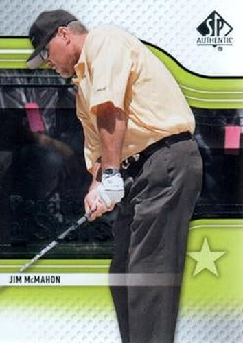 #80 Jim McMahon - 2012 SP Authentic Golf