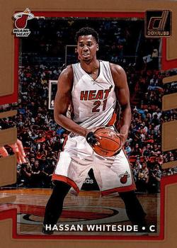 #80 Hassan Whiteside - Miami Heat - 2017-18 Donruss Basketball