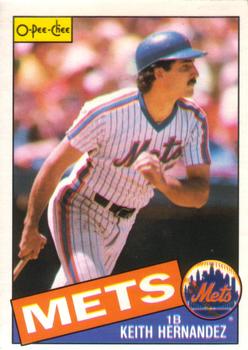 #80 Keith Hernandez - New York Mets - 1985 O-Pee-Chee Baseball