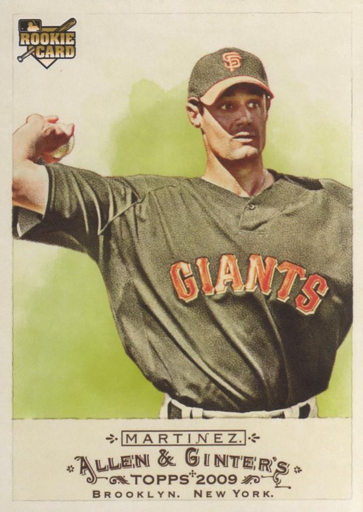 #80 Joe Martinez - San Francisco Giants - 2009 Topps Allen & Ginter Baseball