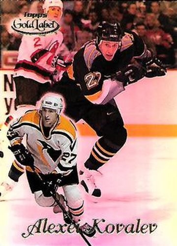 #80 Alex Kovalev - Pittsburgh Penguins - 1999-00 Topps Gold Label Hockey