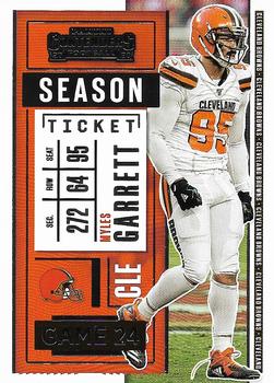 #80 Myles Garrett - Cleveland Browns - 2020 Panini Contenders Football