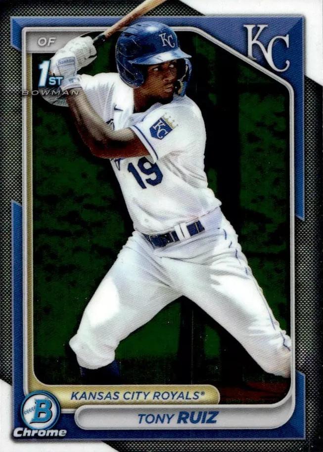#BCP-80 Tony Ruiz - Kansas City Royals - 2024 Bowman - Chrome Prospects Baseball
