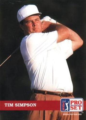 #80 Tim Simpson - 1992 Pro Set PGA Tour Golf