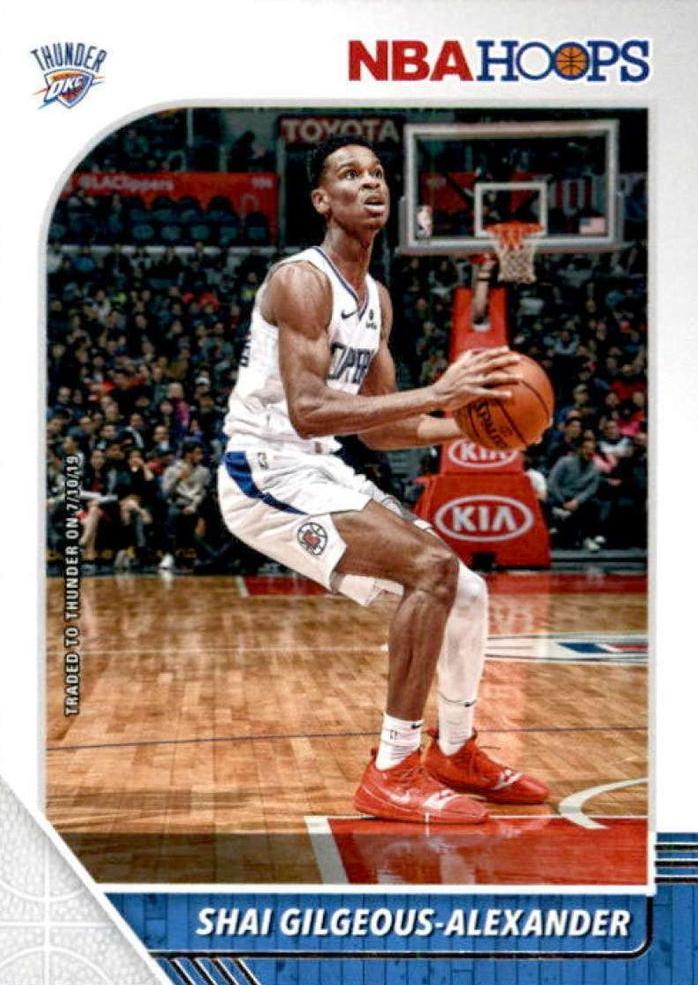 #80 Shai Gilgeous-Alexander - Oklahoma City Thunder - 2019-20 Hoops Basketball