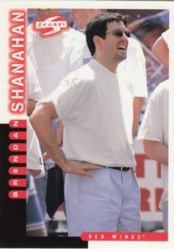 #80 Brendan Shanahan - Detroit Red Wings - 1997-98 Score Hockey