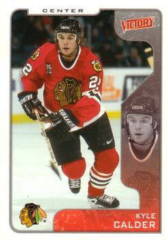 #80 Kyle Calder - Chicago Blackhawks - 2001-02 Upper Deck Victory Hockey
