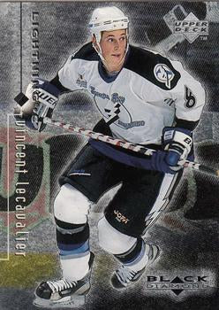 #80 Vincent Lecavalier - Tampa Bay Lightning - 1998-99 Upper Deck Black Diamond Hockey