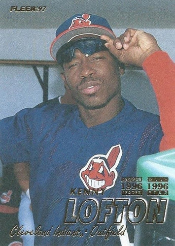 #80 Kenny Lofton - Cleveland Indians - 1997 Fleer Baseball