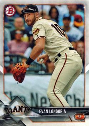 #80 Evan Longoria - San Francisco Giants - 2018 Bowman Baseball