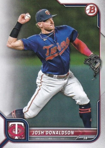 #80 Josh Donaldson - Minnesota Twins - 2022 Bowman Baseball