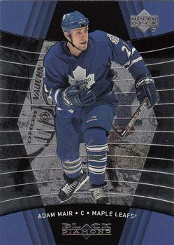 #80 Adam Mair - Toronto Maple Leafs - 1999-00 Upper Deck Black Diamond Hockey