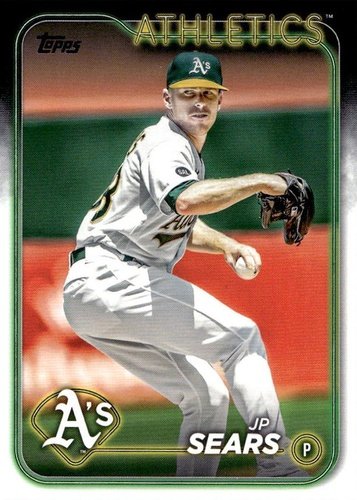 #80 JP Sears - Oakland Athletics - 2024 Topps Baseball