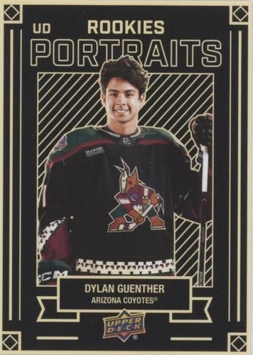 #P-80 Dylan Guenther - Arizona Coyotes - 2022-23 Upper Deck - UD Portraits Hockey