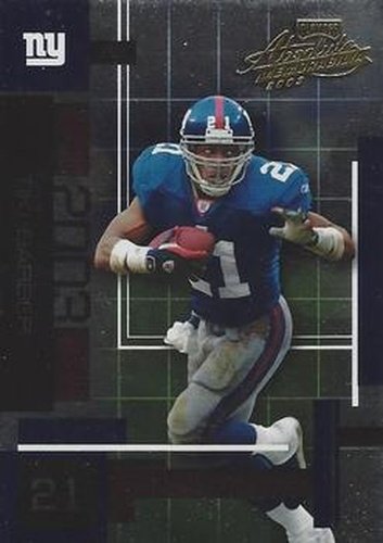 #80 Tiki Barber - New York Giants - 2003 Playoff Absolute Memorabilia Football