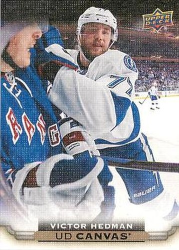 #C80 Victor Hedman - Tampa Bay Lightning - 2015-16 Upper Deck - UD Canvas Hockey