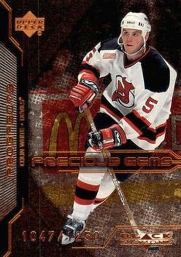 #80 Colin White - New Jersey Devils - 2000-01 Upper Deck Black Diamond Hockey