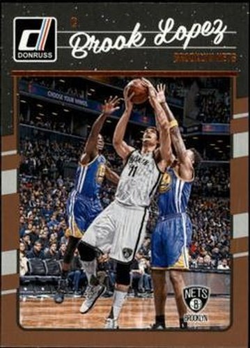 #80 Brook Lopez - Brooklyn Nets - 2016-17 Donruss Basketball