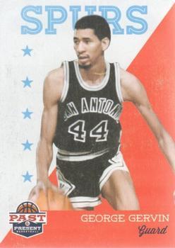 #80 George Gervin - San Antonio Spurs - 2011-12 Panini Past & Present Basketball