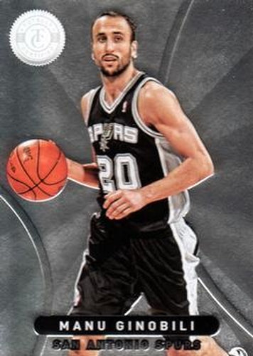 #80 Manu Ginobili - San Antonio Spurs - 2012-13 Panini Totally Certified Basketball