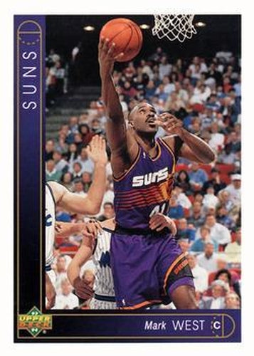 #80 Mark West - Phoenix Suns - 1993-94 Upper Deck Basketball