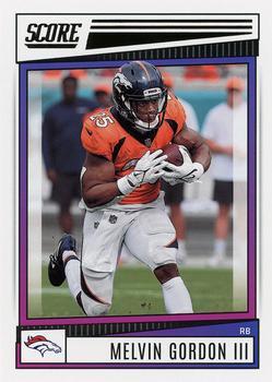 #80 Melvin Gordon III - Denver Broncos - 2022 Score Football
